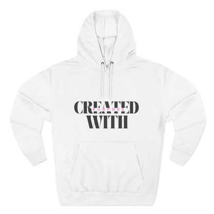 Created With Purpose Hoodie — Inspirational Faith Graphic Hoodie