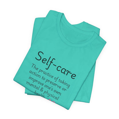 Embrace Self-Care Unisex Jersey Tee
