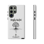 Cell Phone Case -Deeply Rooted Inspirational Tree Design for Faith and Strength