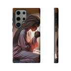 Cell phone case-Woman Praying-Spiritual Prayer Phone Case - Tough Cases with Inspirational Design