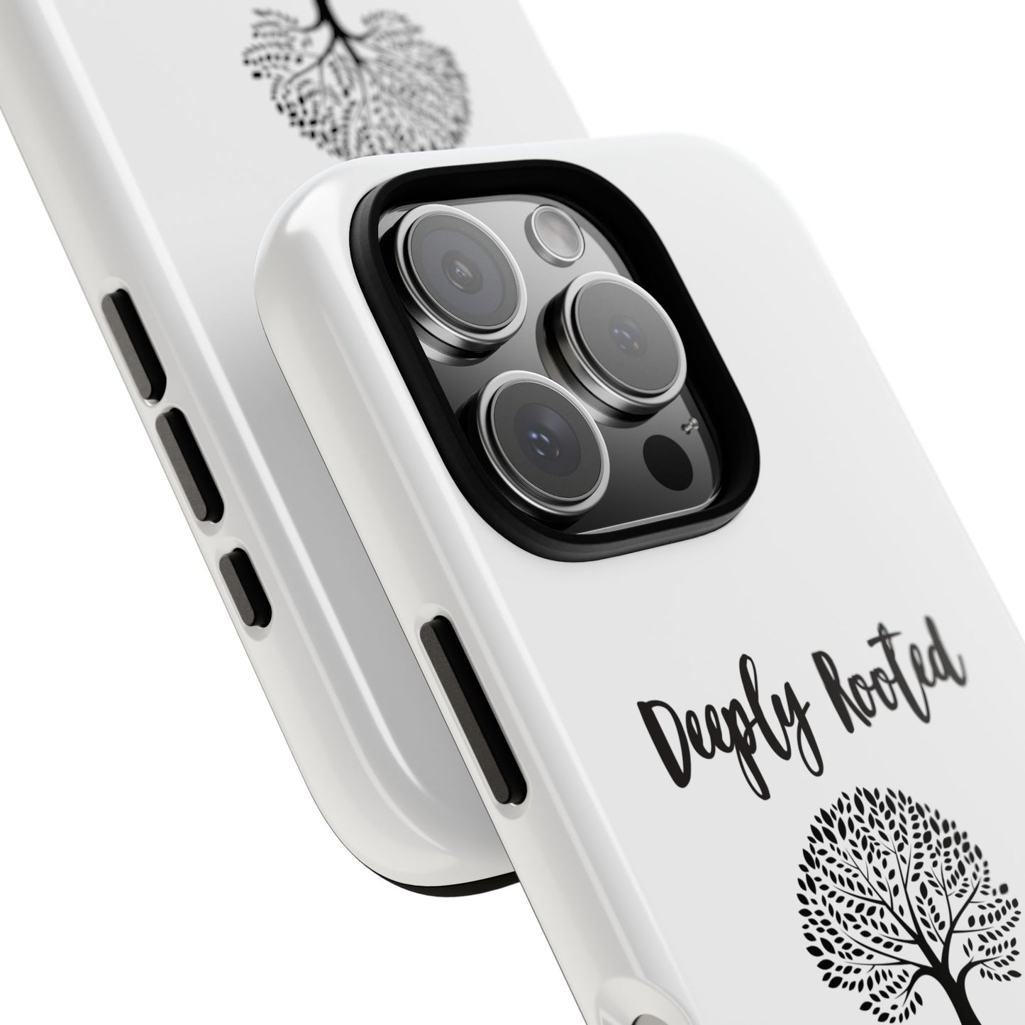 Deeply Rooted Phone Case - Inspirational Tree Design for Faith and Strength