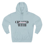 Created With Purpose Hoodie — Inspirational Faith Graphic Hoodie