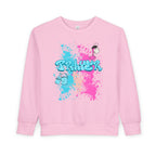Colorful Toddler Sweatshirt with Fun Splash Design- The FOG BRAND's Cute Toddler Apparel, Kids Gift, Playtime Wear, Birthday Present, Cozy Kids Clothing