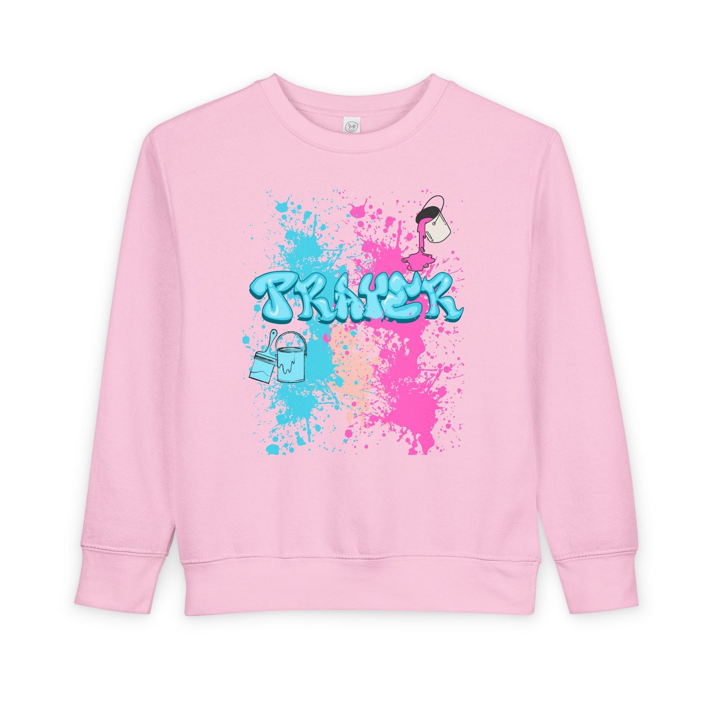 Colorful Toddler Sweatshirt with Fun Splash Design- The FOG BRAND's Cute Toddler Apparel, Kids Gift, Playtime Wear, Birthday Present, Cozy Kids Clothing