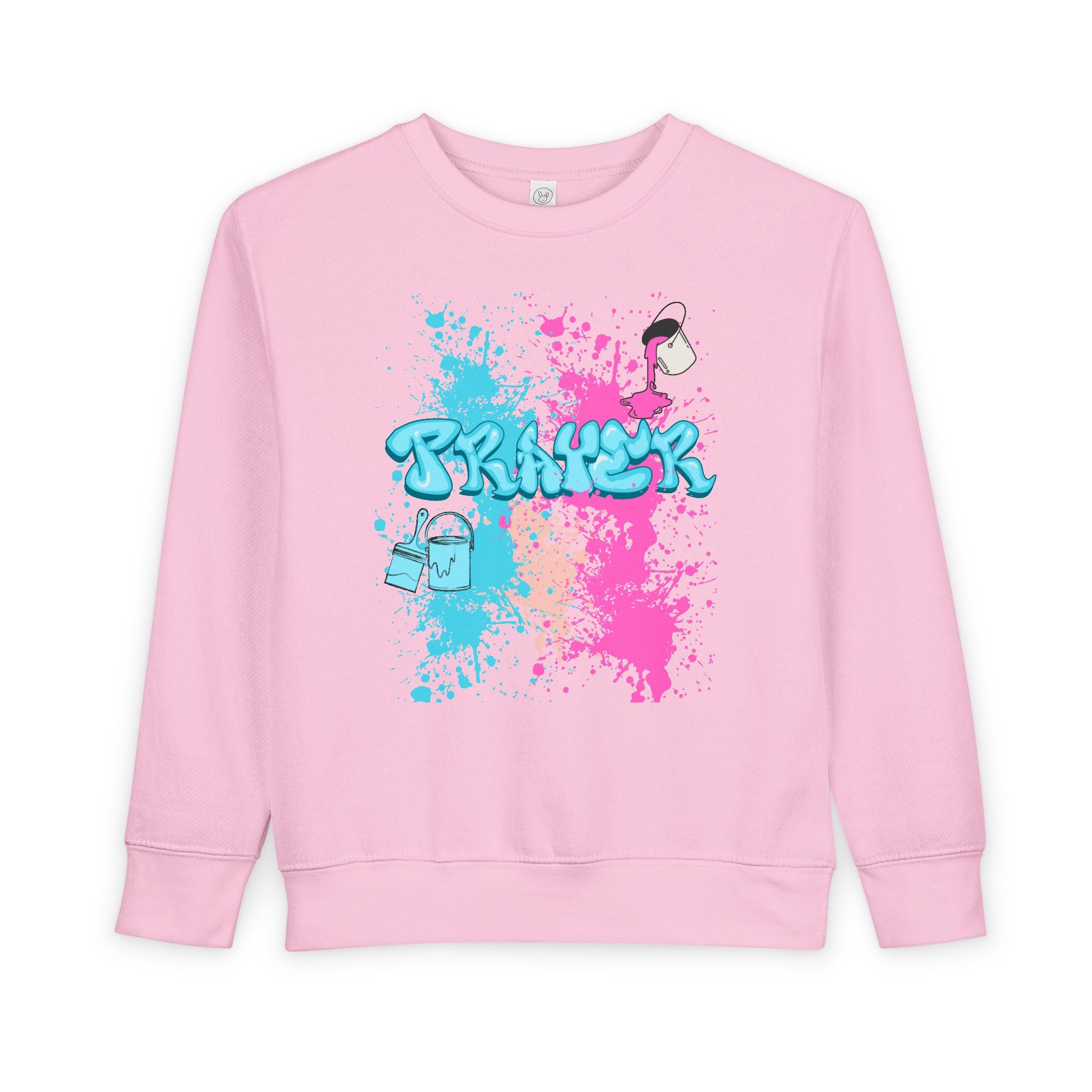 Colorful Toddler Sweatshirt with Fun Splash Design- The FOG BRAND's Cute Toddler Apparel, Kids Gift, Playtime Wear, Birthday Present, Cozy Kids Clothing