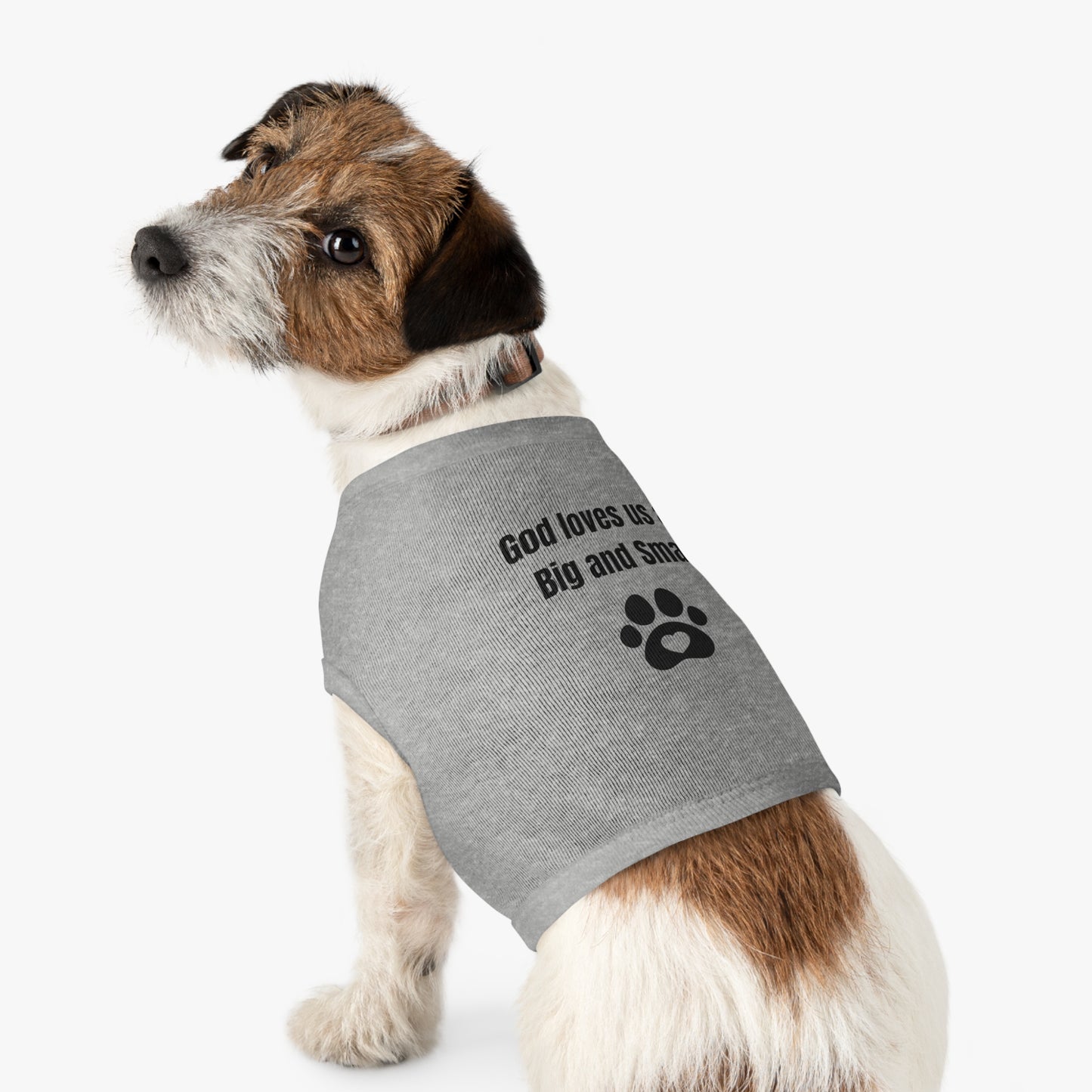 Pet Tank Top - 'Walks, Treats & Jesus'