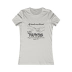 Nurse Blessed Hands tee by THE FOG BRAND -Women's Favorite Tee-Inspirational Christian T-Shirt , Professional Career