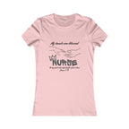 Nurse Blessed Hands tee by THE FOG BRAND -Women's Favorite Tee-Inspirational Christian T-Shirt , Professional Career