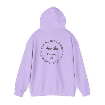 Her Vibe Is Divine Proverbs 31 Woman-Hoodie for God Fearing Women