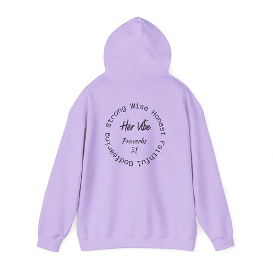 Her Vibe Is Divine Proverbs 31 Woman-Hoodie for God Fearing Women