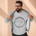 I AM LIVING PROOF - Unisex Crewneck sweatshirt, Cozy Faith-Based Apparel, Everyday Comfort, Prayer Reminder