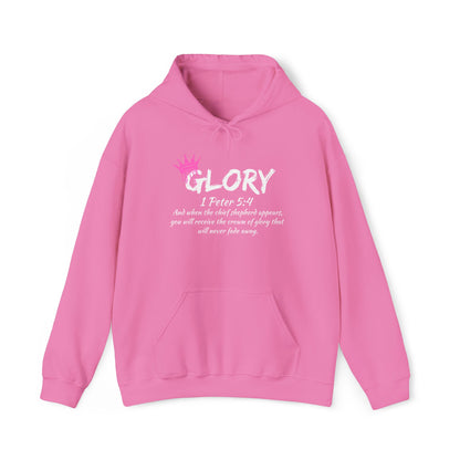 Glory Dripping Crown Unisex Hoodie -Faith inspired Heavy Blend Sweatshirt