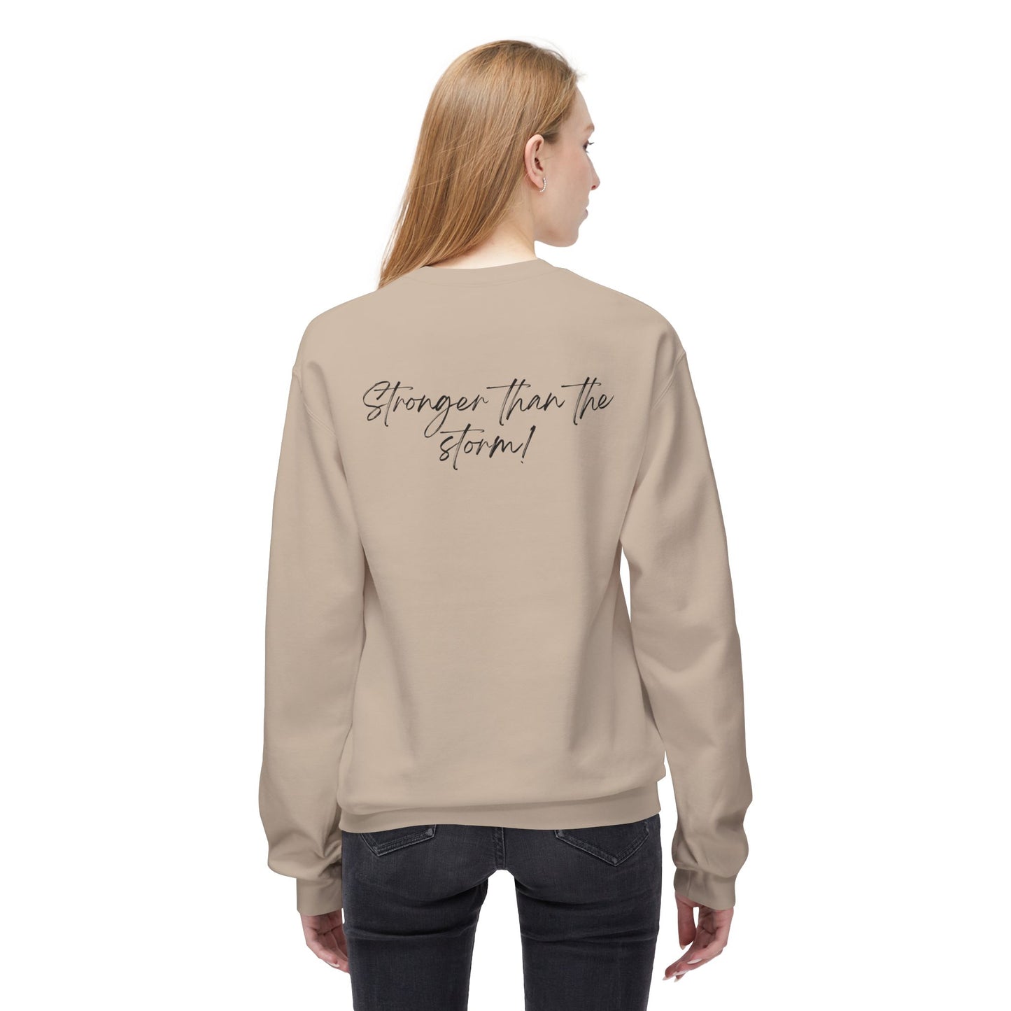 "She survived everything that was meant to destroy her" Crewneck Sweatshirt