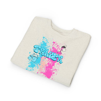 Colorful Toddler Sweatshirt with Fun Splash Design- The FOG BRAND's Cute Toddler Apparel, Kids Gift, Playtime Wear, Birthday Present, Cozy Kids Clothing