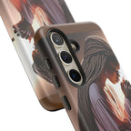 Cell phone case-Woman Praying-Spiritual Prayer Phone Case - Tough Cases with Inspirational Design