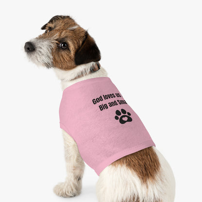 Pet Tank Top - 'Walks, Treats & Jesus'