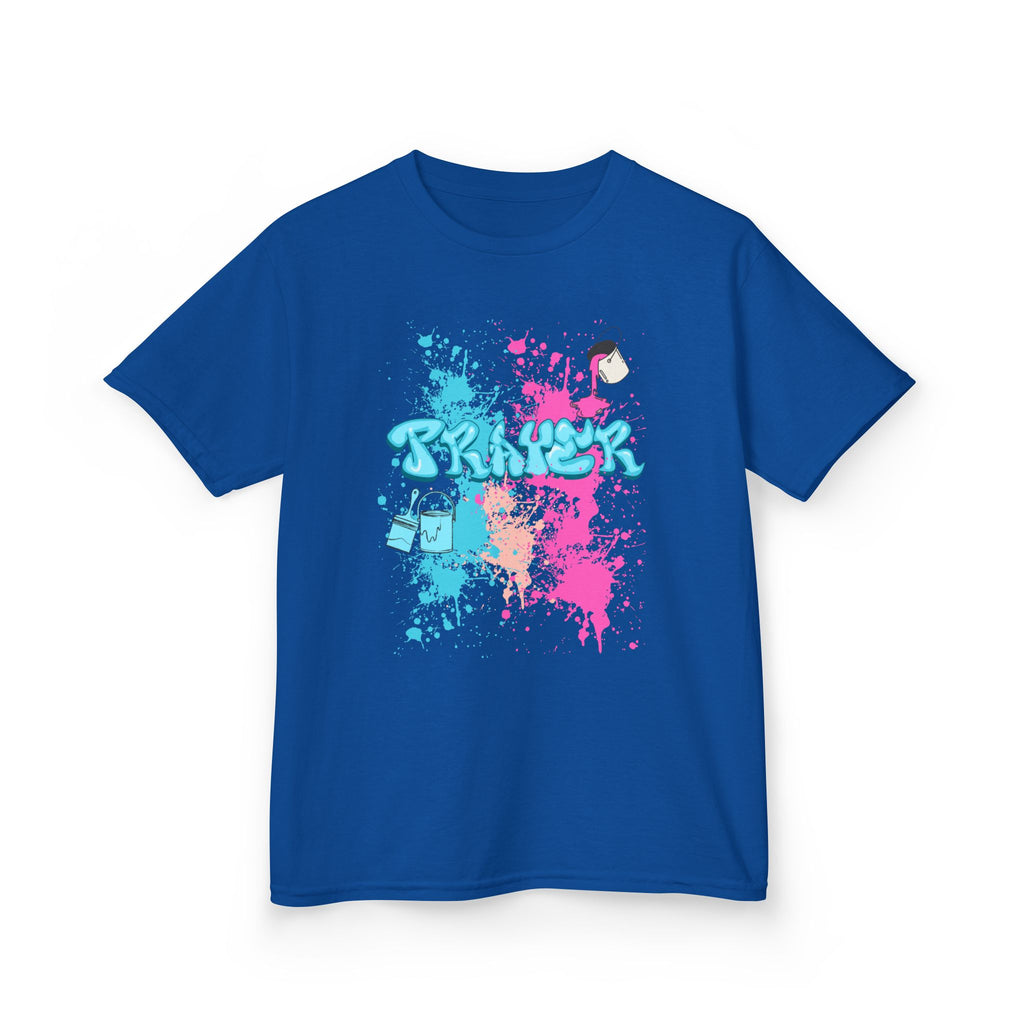 Kids Heavy Cotton™ Prayer Splattered Graphic T-Shirt
