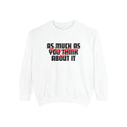 Pray About It- Religious, Unisex, Bold Print Sweatshirt, Cozy, Relaxed Fit for Everyday Wear,