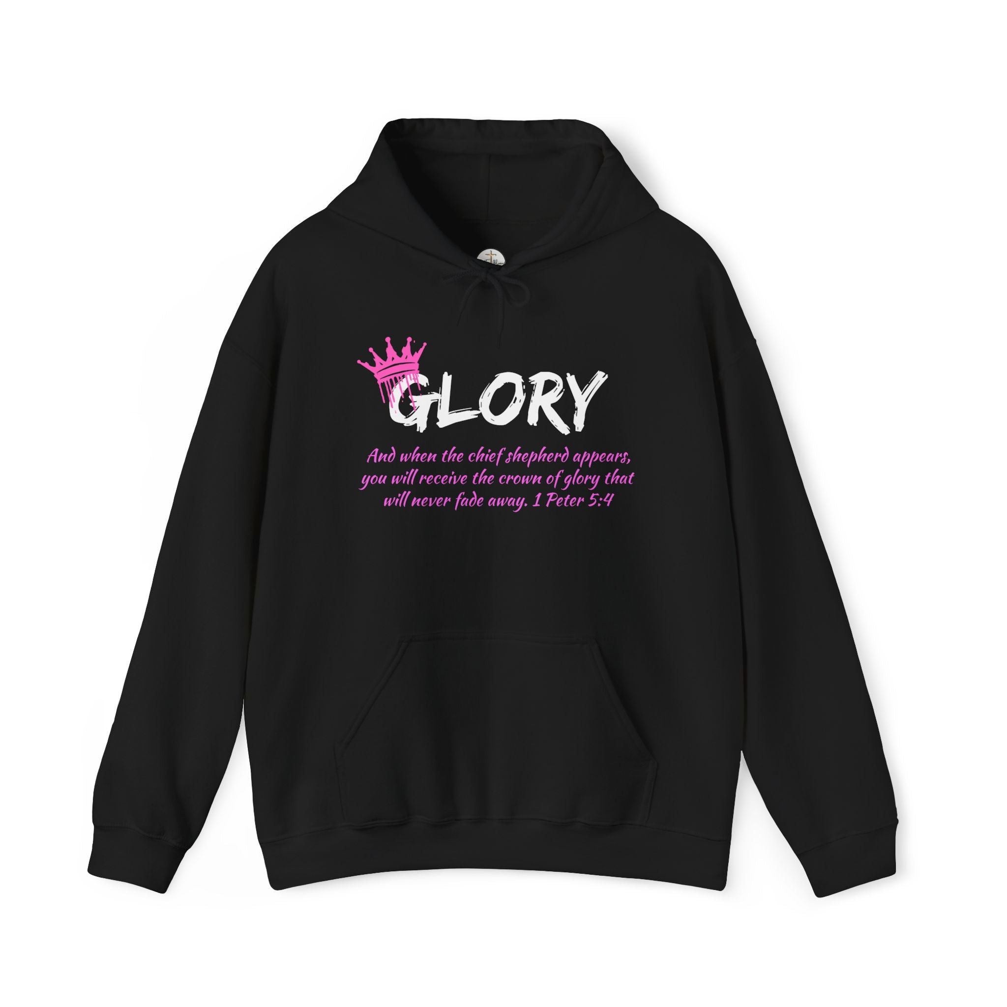 Glory Dripping Crown Unisex Hoodie -Faith inspired Heavy Blend Sweatshirt