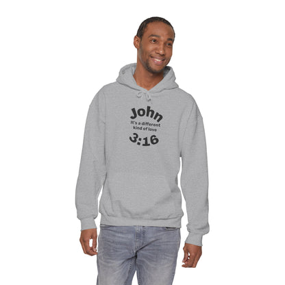 John 3:16- Unisex Hoodie, Heavy Blend Sweatshirt, Cozy, Inspirational,