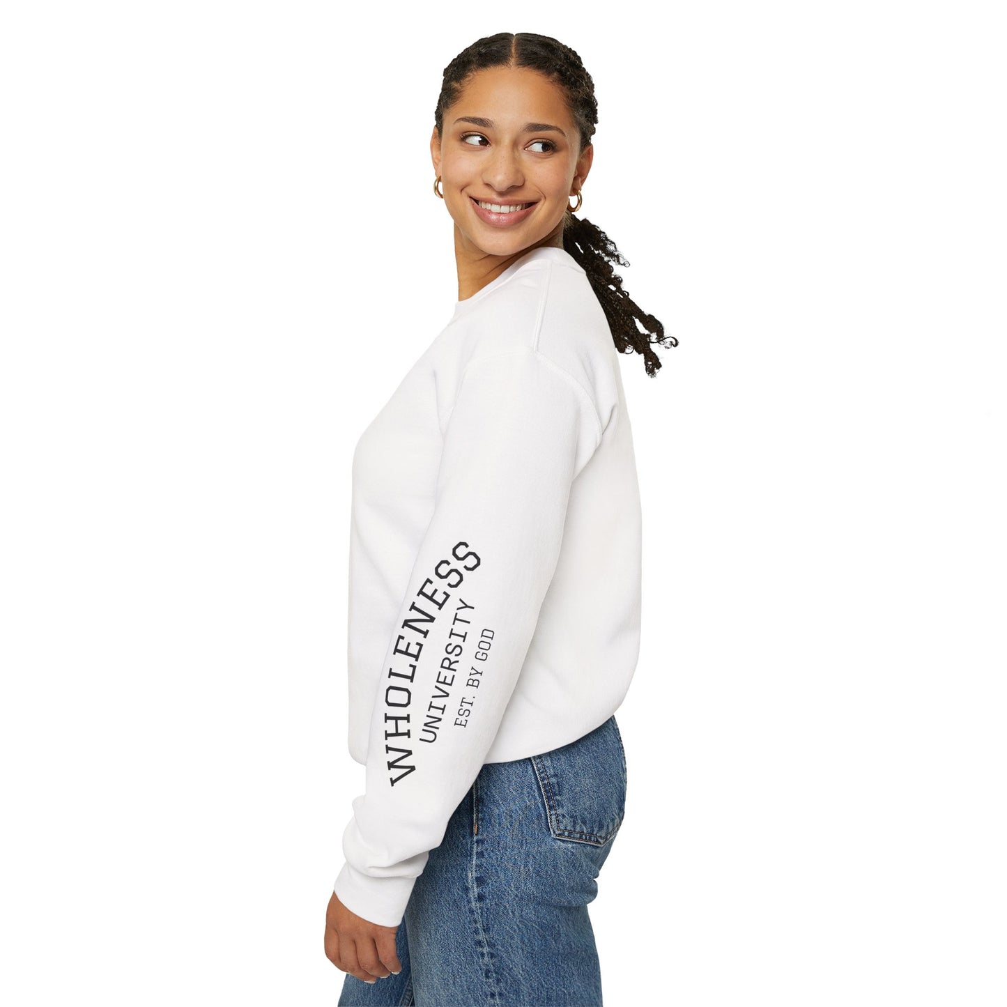 VERY BLESSED, PEACEFUL, & DEMURE- Crewneck Sweatshirt, Casual Sweatshirt, trends, memes & hashtags, long sleeve