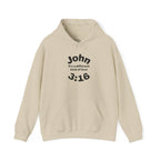'For God so loved the word'-John 3:16- Unisex Hoodie, Heavy Blend Sweatshirt, Cozy, Inspirational,