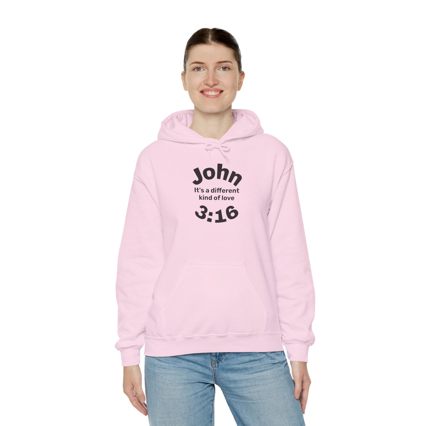 John 3:16- Unisex Hoodie, Heavy Blend Sweatshirt, Cozy, Inspirational,