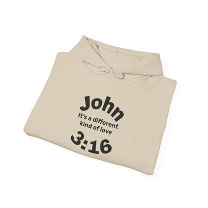 John 3:16- Unisex Hoodie, Heavy Blend Sweatshirt, Cozy, Inspirational,