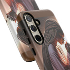 Cell phone case-Woman Praying-Spiritual Prayer Phone Case - Tough Cases with Inspirational Design