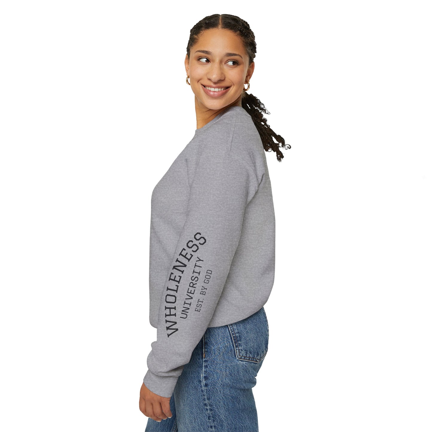 VERY BLESSED, PEACEFUL, & DEMURE- Crewneck Sweatshirt, Casual Sweatshirt, trends, memes & hashtags, long sleeve