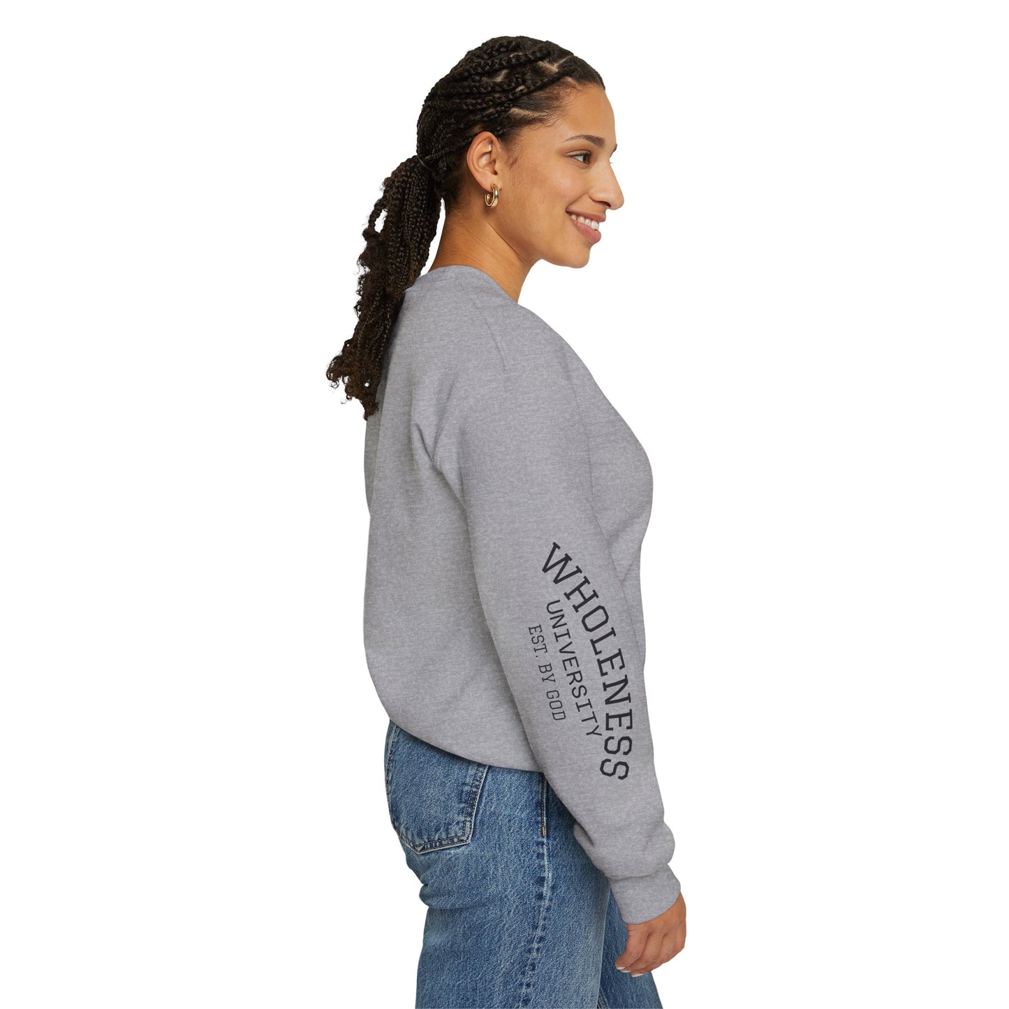 VERY BLESSED, PEACEFUL, & DEMURE- Crewneck Sweatshirt, Casual Sweatshirt, trends, memes & hashtags, long sleeve