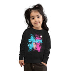 Colorful Toddler Sweatshirt with Fun Splash Design- The FOG BRAND's Cute Toddler Apparel, Kids Gift, Playtime Wear, Birthday Present, Cozy Kids Clothing