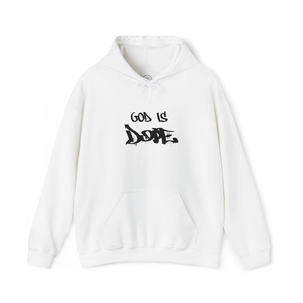 God is Dope Hoodie -Unisex Heavy Blend Sweatshirt, Casual Wear, Streetwear, Gift for Teens, Inspirational Clothing