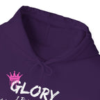 Glory Dripping Crown Unisex Hoodie -Faith inspired Heavy Blend Sweatshirt