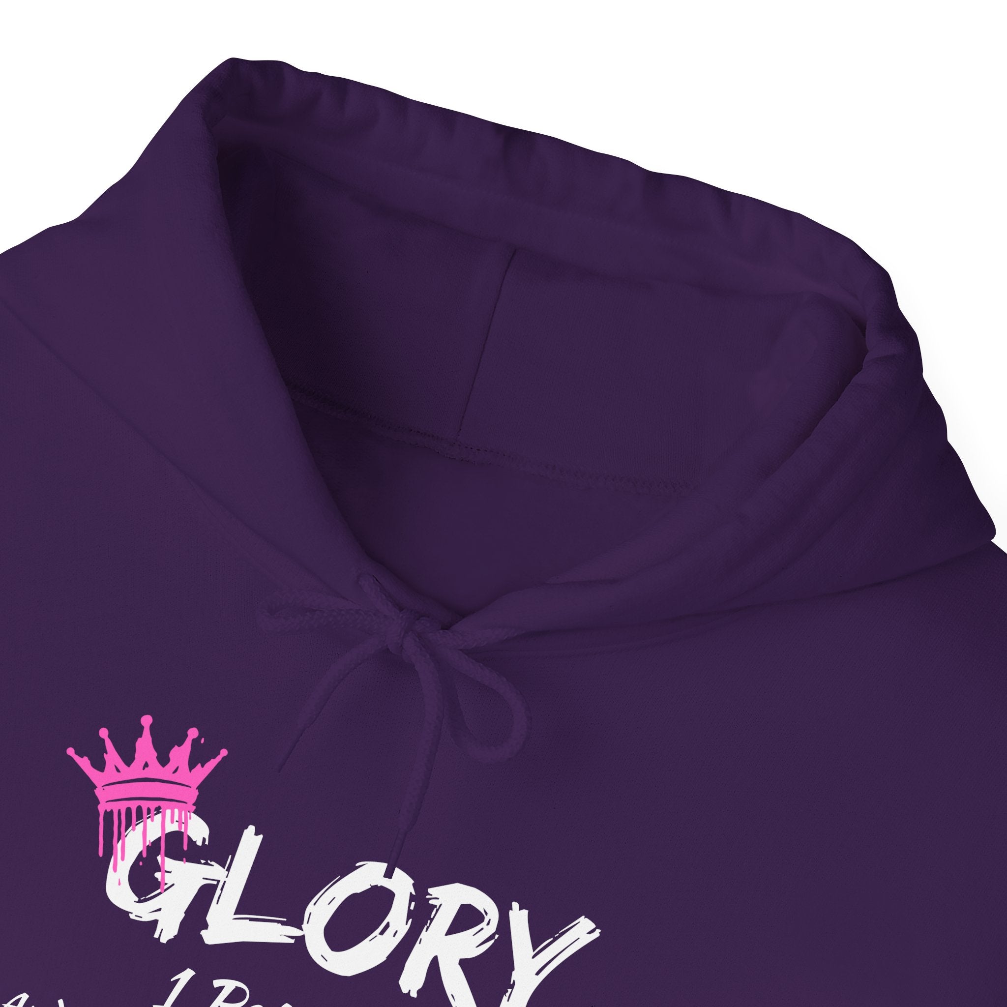 Glory Dripping Crown Unisex Hoodie -Faith inspired Heavy Blend Sweatshirt