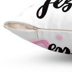 Just a Girl That Loves Jesus Decorative Pillow