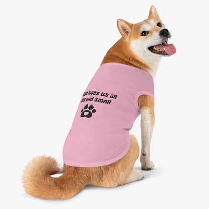 Pet Tank Top - 'Walks, Treats & Jesus'